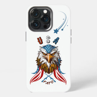 Patriotic Eagle USA FAFO iPhone 13 Pro Hoesje
