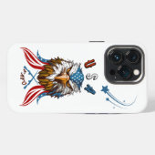 Patriotic Eagle USA FAFO iPhone Hoesje (Achterkant horizontaal)
