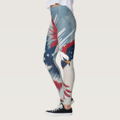 Patriotic Eagle USA Leggings (Gauche)