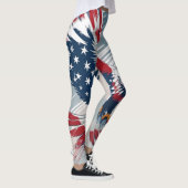 Patriotic Eagle USA Leggings (Droite)