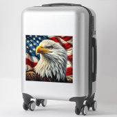 Patriotic Eagle Vinyl Sticker (Koffer)