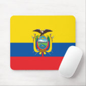 Patriotic Ecuador Flag Muismat (Met muis)