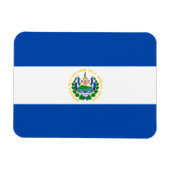Patriotic El Salvador Flag Magneet (Horizontaal)
