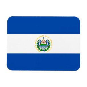 Patriotic El Salvador Flag Magneet