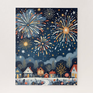 Patriotic Fireworks Art Puzzle Legpuzzel