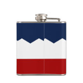 Patriotic flask with Flag of Utah, USA Heupfles (Achterkant)