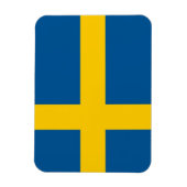 Patriotic flexible magnet with flag of Sweden (Vertical)