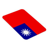 Patriotic flexible magnet with flag of Taiwan (Côté Droit)