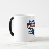 Patriotic Florida Design – “Make Florida Great '' Magische Mok (Voorkant links)