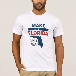 Patriotic Florida Design – “Make Florida Great '' T-shirt