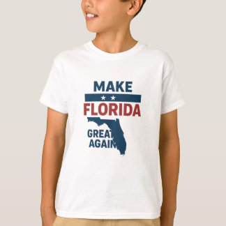 Patriotic Florida Design – “Make Florida Great '' T-shirt