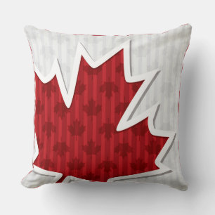 Patriotic Fun Canada Maple Leaf Kussen