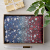 Patriotic Glitter Tissuepapier (Geschenk)