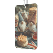 Patriotic Gnomes Enjoying British Afternoon Tea Luchtverfrisser (Links)