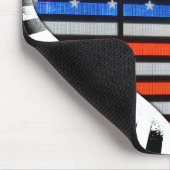 Patriotic Heart American Flag Muismat (Hoek)