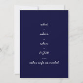 Patriotic Heart Invitation Kaart (Achterkant)