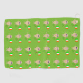 Patriotic Irish Egg Golfhanddoek (Horizontaal)