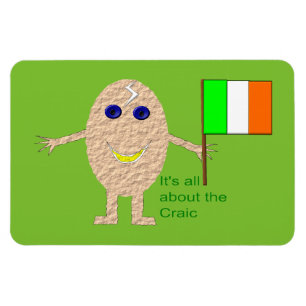 Patriotic Irish Egg Magnet Magneet