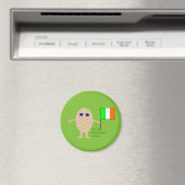 Patriotic Irish Egg Magnet Magneet (Insitu (Vaatwasser))