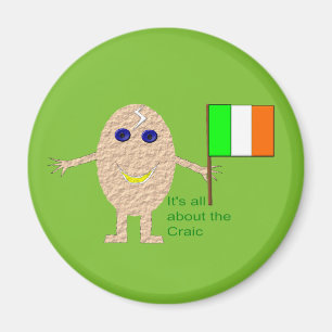 Patriotic Irish Egg Magnet Magneet