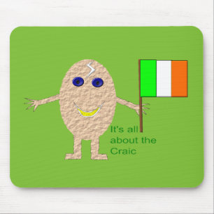 Patriotic Irish Egg Mousepad Muismat
