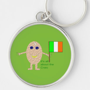 Patriotic Irish Egg Sleutelhanger