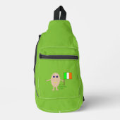 Patriotic Irish Egg Sling Bag (Voorkant)