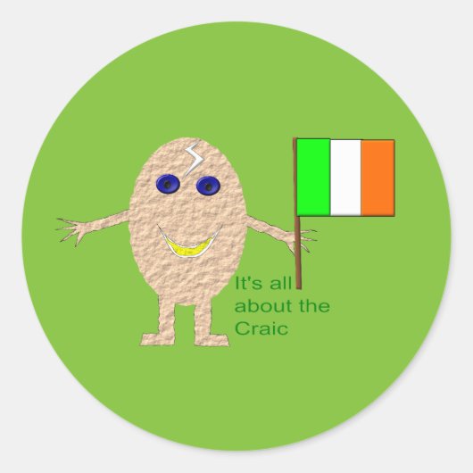 Patriotic Irish Egg Stickers (Voorkant)