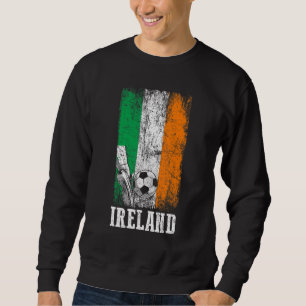 Patriotic Irish Soccer Player Ireland Flag Soccer Trui
