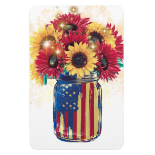 Patriotic Jar Verenigde Staten 4 juli Magneet
