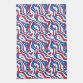Patriotic Kitchen Towel Theedoek (Verticaal)