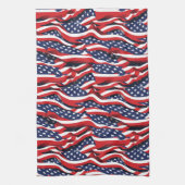 Patriotic Kitchen Towel Theedoek (Verticaal)