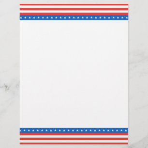 Patriotic Letterhead Briefhoofd