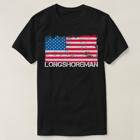 Patriotic Longshoreman US Flag Pullover (Design voorkant)