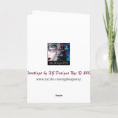 Patriotic Love' Heart Carte Saint Valentin (Dos)