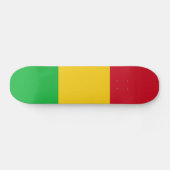 Patriotic Mali Flag Skateboard (Horizontaal)