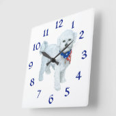 Patriotic Maltese Clock Vierkante Klok (Hoek)