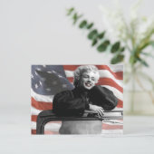 Patriotic Marilyn Briefkaart (Staand voorkant)
