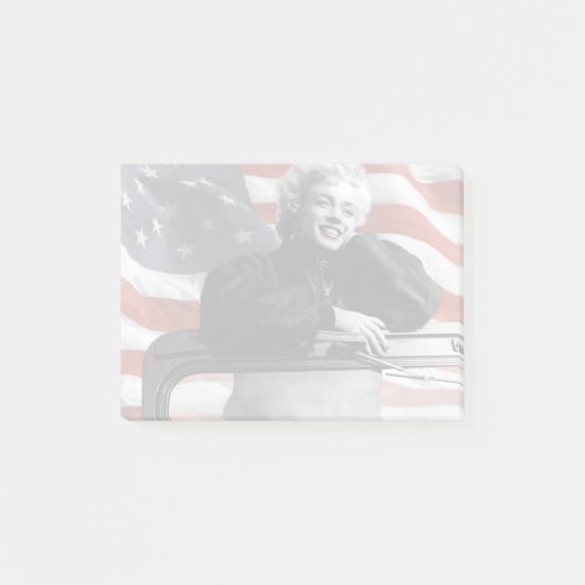 Patriotic Marilyn Post-it® Notes (Voorkant)