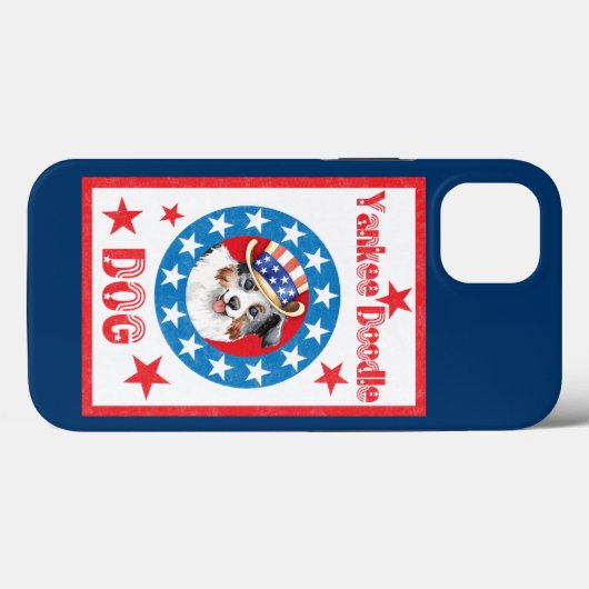 Patriotic Mini American Shepherd Case-Mate iPhone Case (Achterkant (horizontaal))