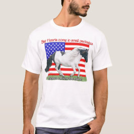 Patriotic Miniature Horse T-shirt