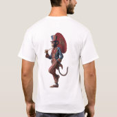 Patriotic Monkey Uncle Sam Shirt (Achterkant)