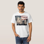 Patriotic Mount Rushmore T-shirt (Voorkant volledig)