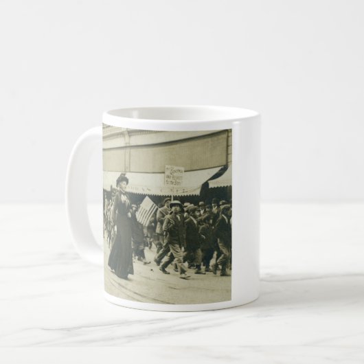 PATRIOTIC Mug - Mère Jones - citations. (Devant gauche)