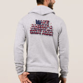 Patriotic Peace Decal Hoodie (Achterkant)