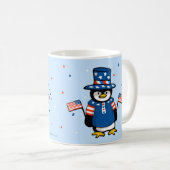 Patriotic Penguin Koffiemok (Voorkant rechts)