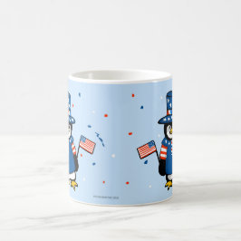 Patriotic Penguin Koffiemok