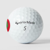Patriotic Peruvian Flag Golf Balls, Peru Golfballen (Logo)