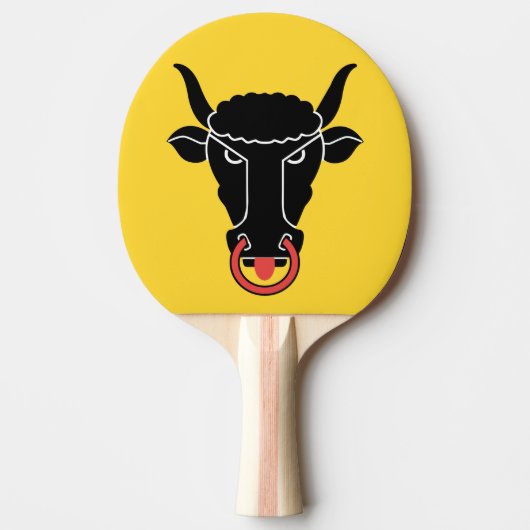 Patriotic, ping pong paddle with Flag of Uri Tafeltennisbatje (Voorkant)