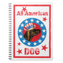 Patriotic Plott Hound Notitieboek